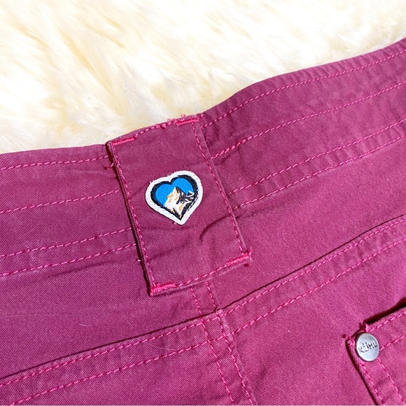 Kuhl Free Range Shorts 6 1/2" in Burgundy - Picture 7 of 10